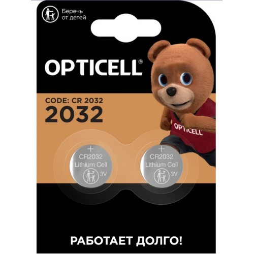 OPTICELL Батарейка 2032 2шт